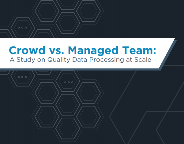 Crowd vs. Managed Team: A Study on Quality Data Processing at Scale