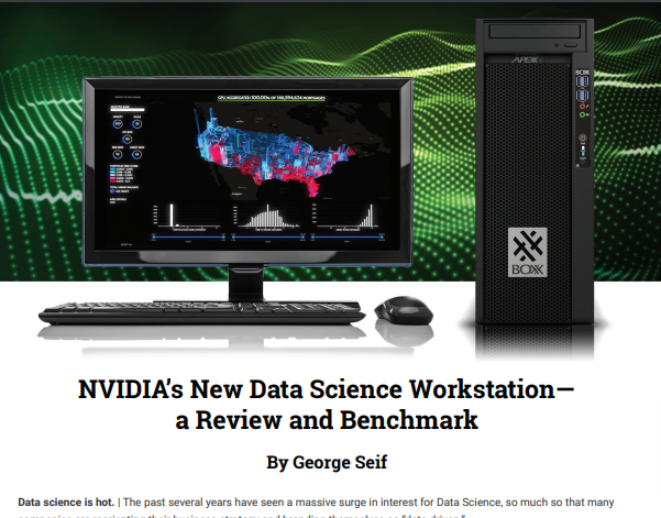 NVIDIA Data Science Workstation – Transforming AI and Big Data Analytics